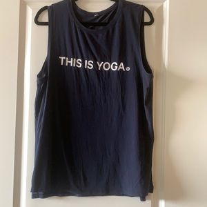 Lululemon THIS IS YOGA Muscle Tank